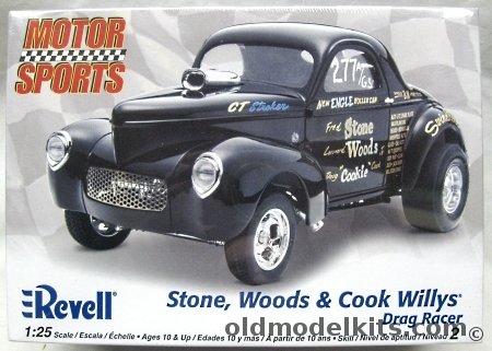Revell 1/25 Willys Drag Racer - Stone Woods & Cook, 85-2032 plastic model kit